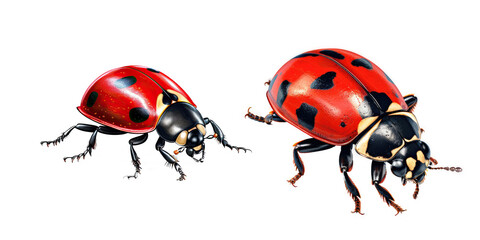 Ladybug, Isolated On Transparent, PNG