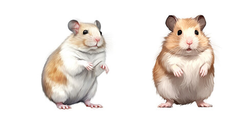 Hamster, Isolated On Transparent, PNG