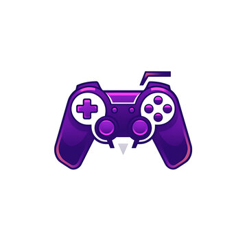 gaming logo purple minimalistic