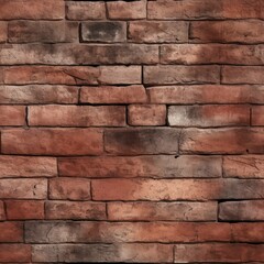 Ancient Brick Creative Abstract Photorealistic Texture. Screen Wallpaper. Digiral Art. Abstract Bright Surface Square Background. Ai Generated Vibrant Texture Pattern.