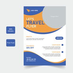 Travel Flyer Template Design