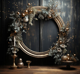 Obraz premium Christmas wreath