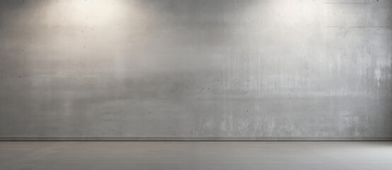 Minimal abstract background for product presentation. Llight on gray plaster wall.