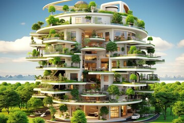 Utopian Eco City of the Future