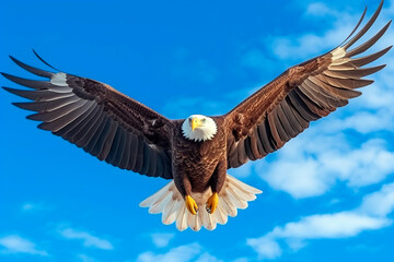 bald eagle in flight