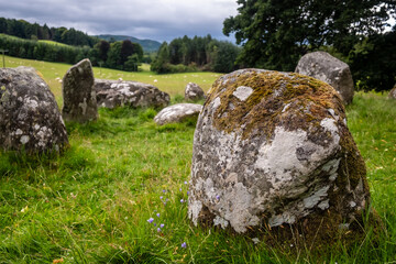 Croft Moraig stone circle, Scotland - obrazy, fototapety, plakaty