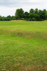 golf course in the morning