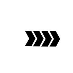 Black Arrows Speed Symbol 