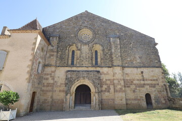 Fototapeta na wymiar L'abbaye de Flaran, abbaye médiévale, village de Valence sur Baïse, département du Gers, France