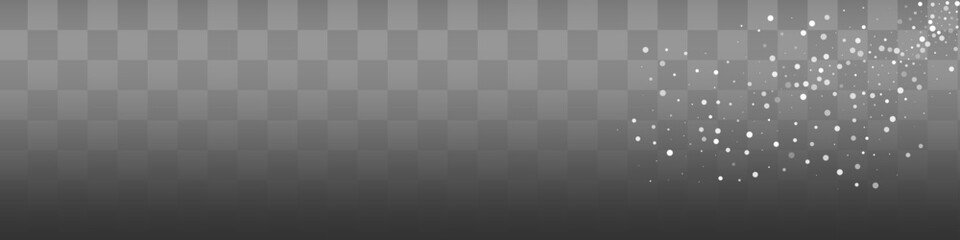 Gray Snowflake Vector Red Panoramic Background.