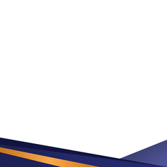 Obraz premium Modern business footer