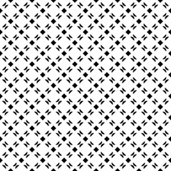 Fototapeta premium Seamless pattern with geometric motifs in black and white
