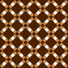 Seamless pattern with geometric motifs in 3 colors