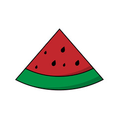 water melon fruits illustration
