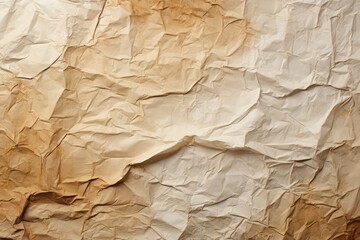 Crumpled paper plain texture background - stock photography