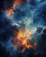 Fototapeta premium Galaxy plain texture background - stock photography