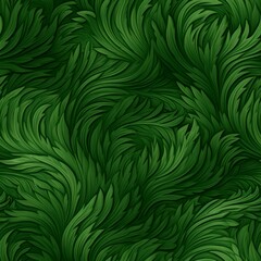Green Creative Abstract Photorealistic Texture. Screen Wallpaper. Digiral Art. Abstract Bright Surface Square Background. Ai Generated Vibrant Texture Pattern.