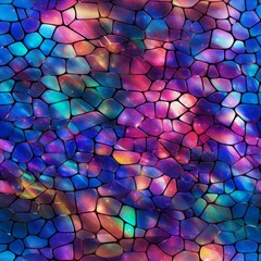 Holo Creative Abstract Photorealistic Texture. Screen Wallpaper. Digiral Art. Abstract Bright Surface Square Background. Ai Generated Vibrant Texture Pattern.