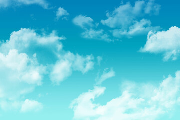 blue sky with clouds