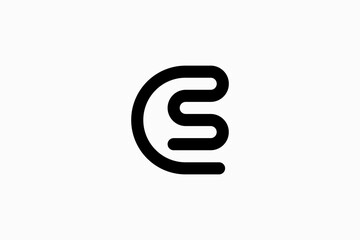 Initials CS Vector Logo Premium 