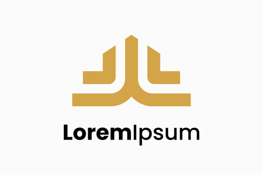 initial letter LW vector logo premium 