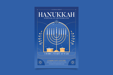 Hanukkah Flyer Template