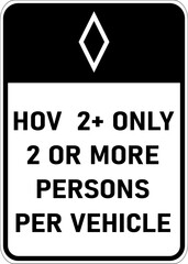 Vector graphic of a usa Inherently Low Emission Vehicles highway sign. It consists of the wording  Inherently Low Emission Vehicles contained in a white rectangle