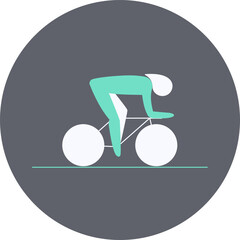 Cycling track competition icon. Sport sign. - obrazy, fototapety, plakaty