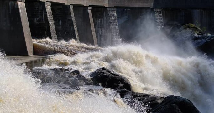 Hydropower station opens its doors fully after major problems with high amounts of rain.
