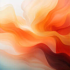 abstract orange background with waves, this design was generated by an artificial intelligence	