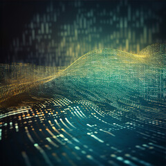 abstract binary code, this design was generated by an artificial intelligence	