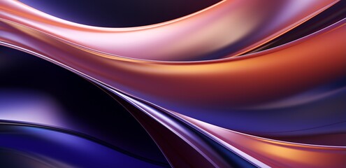 Abstract purple orange dynamic wave background for business, modern and trendy flowing wave backdrop wallpaper