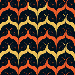 seamless pattern, this design was generated by an artificial intelligence	