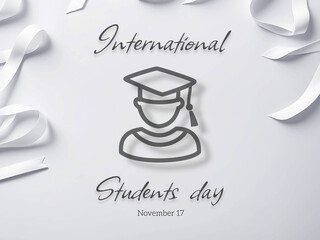 International students day November 17. background, card, 