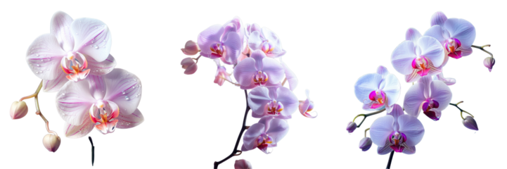 Png Set One orchid flower is exceptionally beautiful and enchanting transparent background