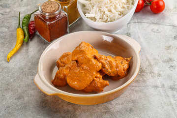 Indian cuisine - chicken butter masala