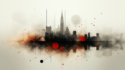 background with red paint, this design was generated by an artificial intelligence	