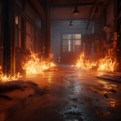 fire in the fireplace, this design was generated by an artificial intelligence	