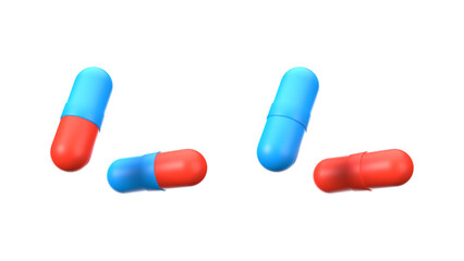PNG 3d Icon Pet Life, pills, cartoon style