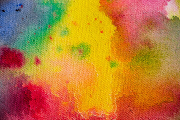 Abstract colorful watercolor background. Hand painted abstract colorful artwork. Modern painting.  Colorful paint texture to be used for webs conception and designs creation.Abstract grunge background