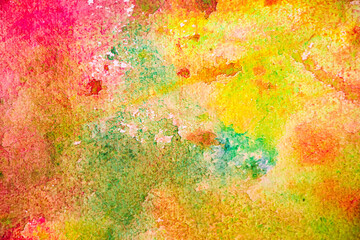 Abstract colorful watercolor background. Hand painted abstract colorful artwork. Modern painting.  Colorful paint texture to be used for webs conception and designs creation.Abstract grunge background