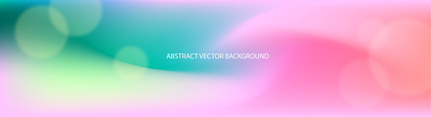 Trendy Blured Abstract Pastel Gradient and Bokeh effect.