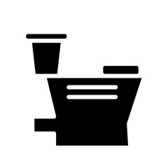 Bathroom Pan Toilet Icon