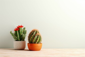 Artistic Cactus mockup background. Decorative cacti. Generate Ai