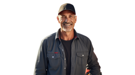 Truck driver transparent background PNG