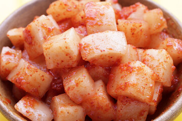 Daikon Kimchi. Tasty and spicy