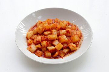 Daikon Kimchi. Tasty and spicy