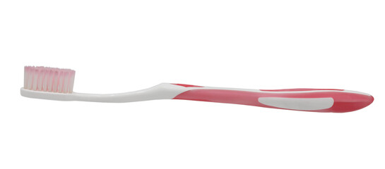 Pink toothpaste on transparent background png file	
