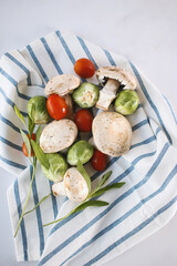 salad with cheese and vegetables