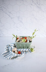 vegetables on a plate